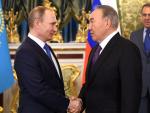Главная/Мир/Назарбаев и Путин в Астане обсудят вопросы ЕАЭС Назарбаев и Путин в Астане обсудят вопросы ЕАЭС